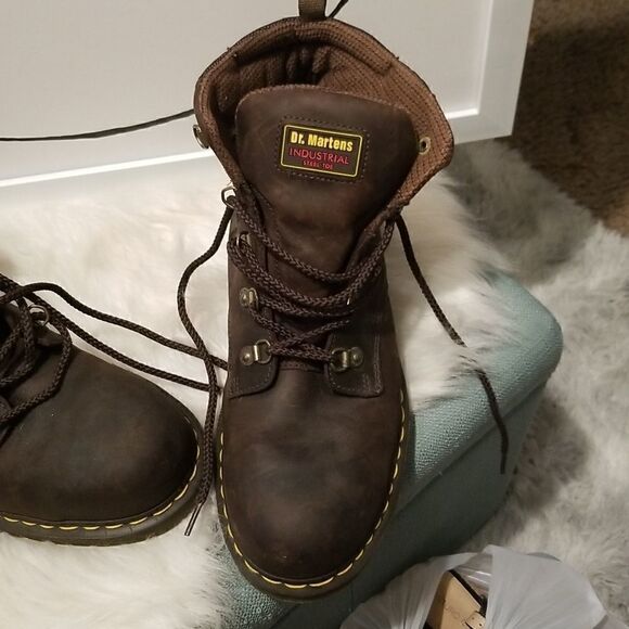 Doc Marten's Industrial Steel Toe Mens Boots Sz 13 - Picture 3 of 9
